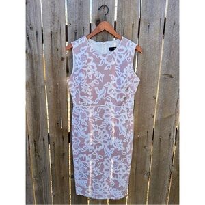 faux lace white dress